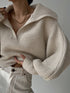 'Fable' Winged Sleeve Sweater - Celes Fashion